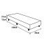 Base Box de Solteiro Corino Preto
