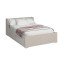 Guarda-roupa de Casal com Cama Bau Embutida 1223 Carvalho Claro