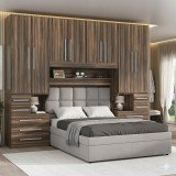 Guarda-roupa de Casal com espaço para cama Box Padrão 1223S San Remo