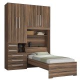Quarto de Solteiro com Guarda-Roupa sem Cama 1225E San Remo