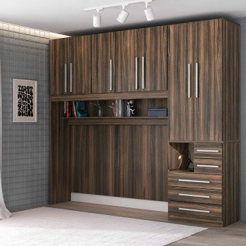 Quarto de Solteiro sem as Camas com Guarda-Roupa 1326SD San Remo