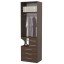 Guarda-Roupa De 2 Portas Com Mesa de Cabeceira 1224 Direito San Remo