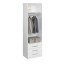 Guarda-Roupa 4 Portas 6 Gavetas Modular 1304 Ilan Branco