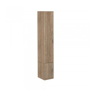 Guarda-Roupa De 1 Porta Com Sapateira 1233 Esquerdo Castanho