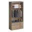 Guarda-Roupa 5 Portas 6 Gavetas Modular 1310 Ilan Castanho