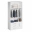 Guarda-Roupa 5 Portas 6 Gavetas Modular 1310 Ilan Branco