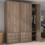 Guarda-Roupa 5 Portas 6 Gavetas Modular Ilan 1310 San Remo