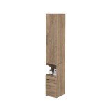 Guarda-Roupa De 1 Porta Com Mesa de Cabeceira 1416 Direito Castanho