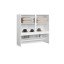 Maleiro 4 Portas Queen Size 1226 Ilan Branco
