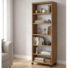 Armario Multiuso com 5 Prateleiras 1311 Ilan Castanho